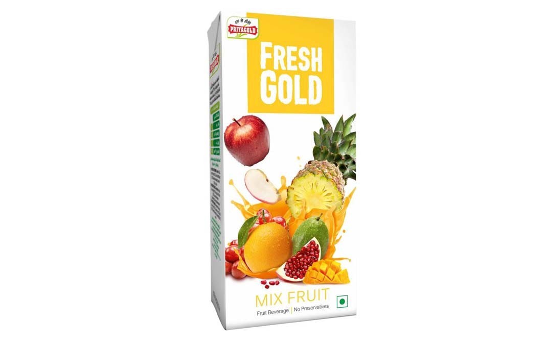 Priyagold Fresh Gold Mix Fruit   Tetra Pack  1 litre